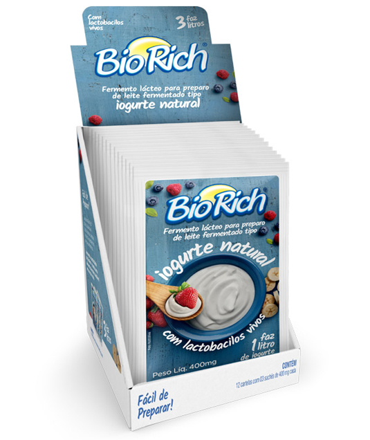 9 fermentos probióticos BioRich (1 litro/env)   Val 01/02/2025